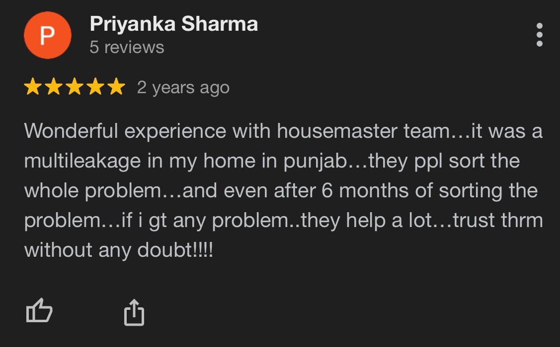 Home Inspection by Experts - Housemaster Home inspection india